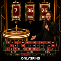 OnlySpins - Lightning Roulette Live Game by Evolution Gaming